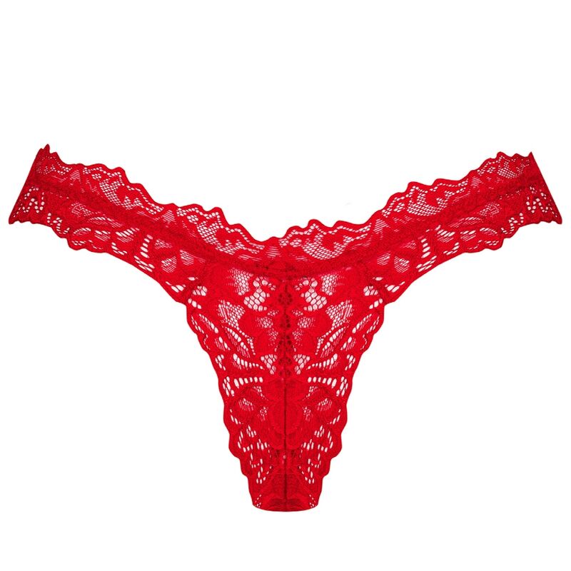 Obsessive Amor Cherris Red Lacy Thong