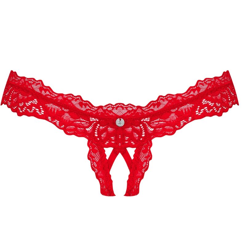 Obsessive Amor Cherris Red Crotchless Thong