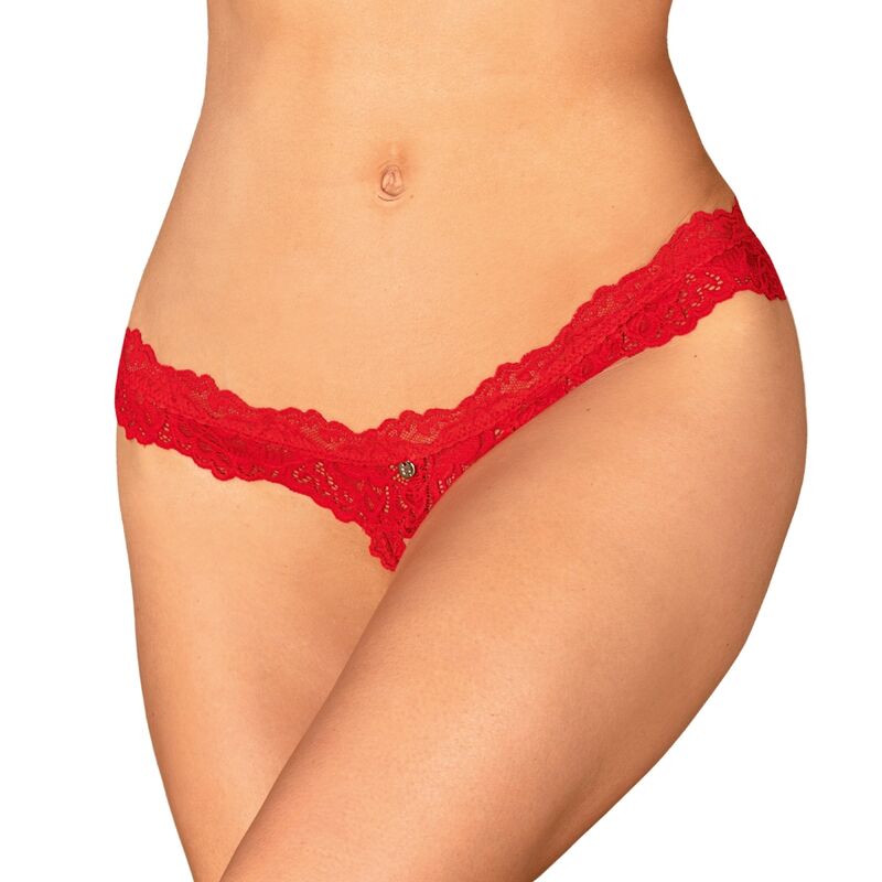 Obsessive Amor Cherris Red Crotchless Thong