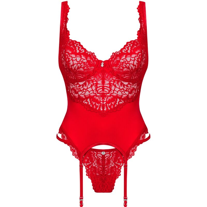 Obsessive Amor Cherris Red Corset & Thong