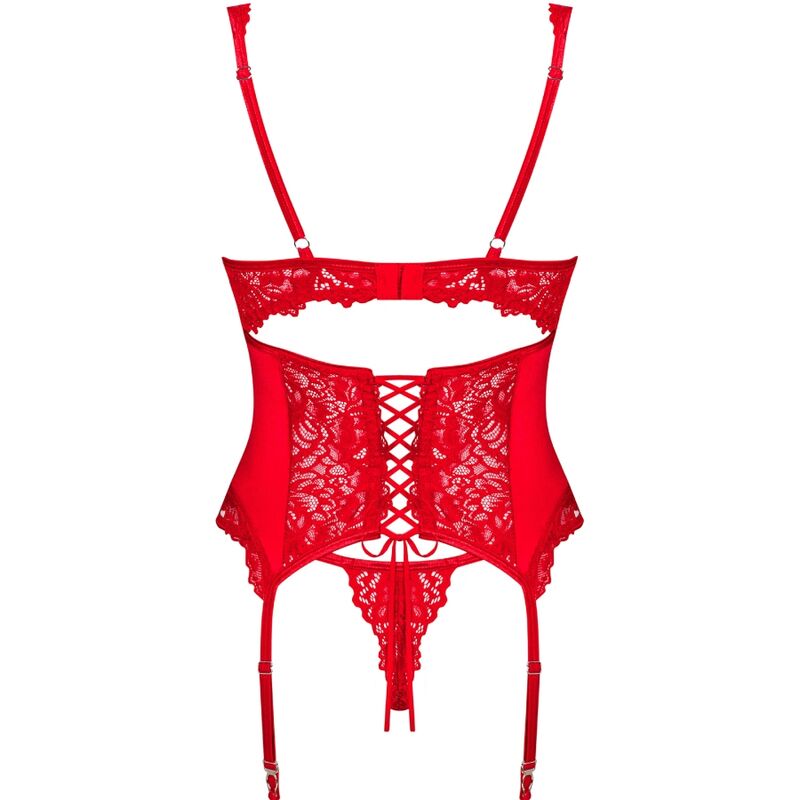 Obsessive Amor Cherris Red Corset & Thong