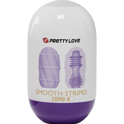 Pretty Love Smooth Stripes Cupid-X Masturbator Egg