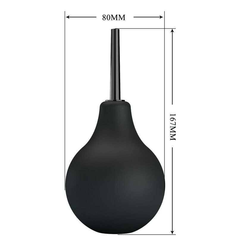 Mr Play Anal Enema Bulb Black