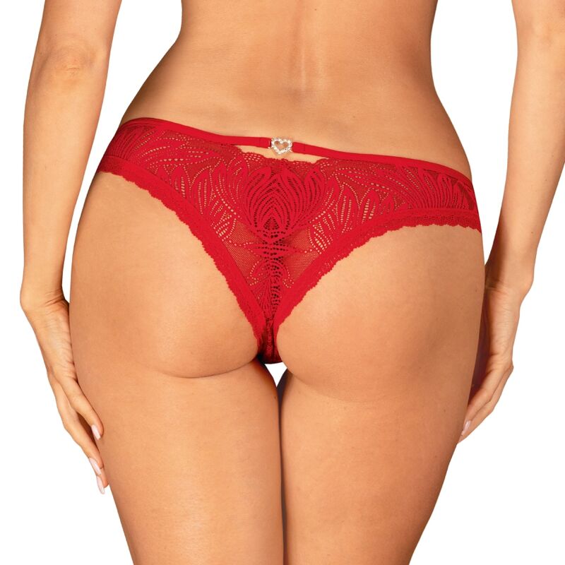 Obsessive Chilisa Lacy Red Panties