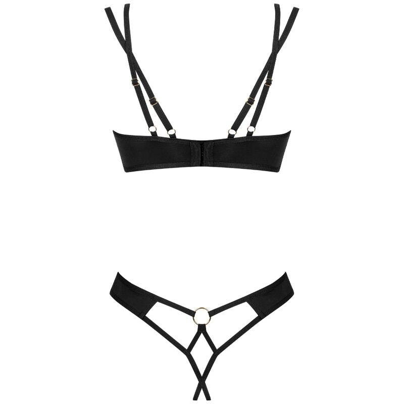 Obsessive Nesari Crotchless Lingerie Set