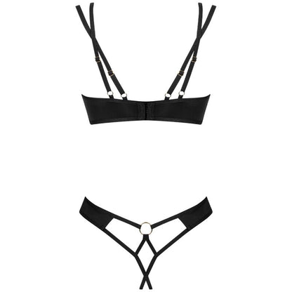 Obsessive Nesari Crotchless Lingerie Set