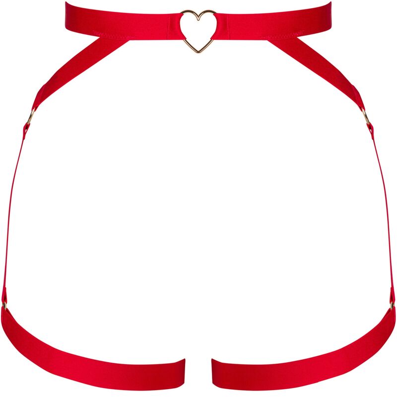 Obsessive Elianes Red Heart Harness