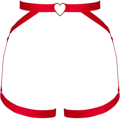 Obsessive Elianes Red Heart Harness