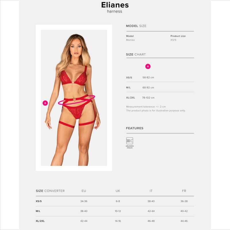 Obsessive Elianes Red Heart Harness