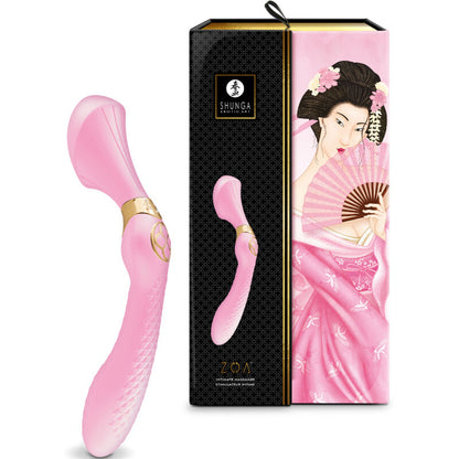 Shunga Zoa Massager Light Pink