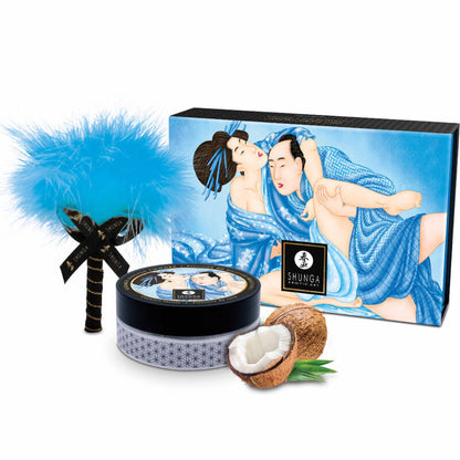 Shunga Edible Massage Powder Kit Coconut Thrills