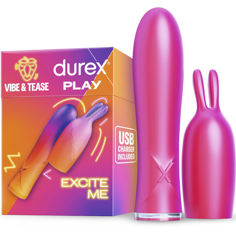 Durex Play Vibe & Tease 2in1 Vibrator & Teaser