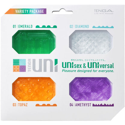 Tenga Uni Variety Pack Textured Finger Sleeve Strokers