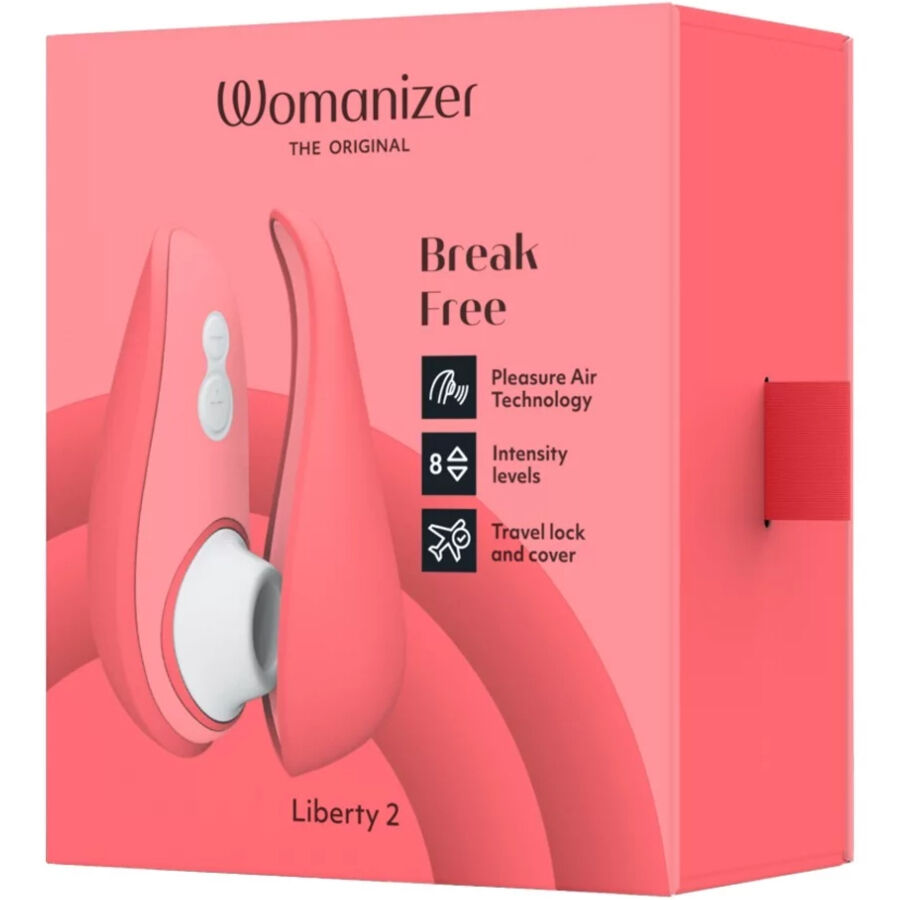 Womanizer Liberty 2 Clitoral Stimulator Vibrant Rose