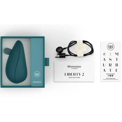 Womanizer Liberty 2 Clitoral Stimulator Dark Petrol