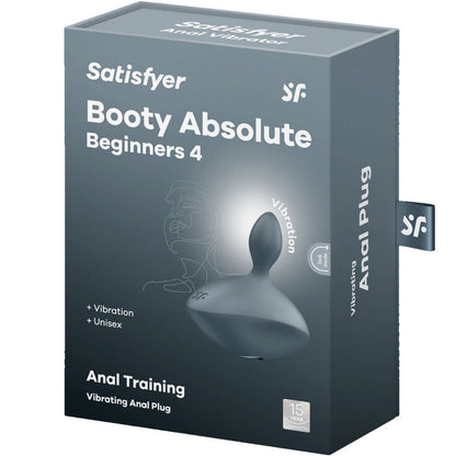 Satisfyer Booty Absolute Beginners 4 Vibrating Anal Plug Grey