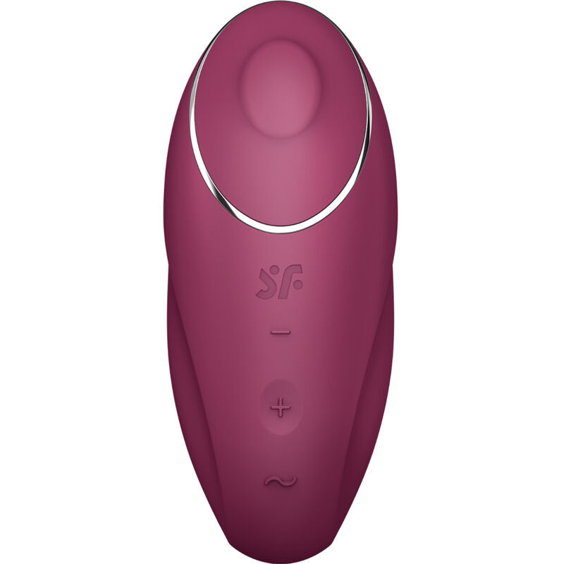 Satisfyer Tap & Climax 1 Lay-On Vibrator Red