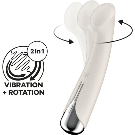 Satisfyer Spinning G-Spot 1 Rotating G-spot Vibrator Beige