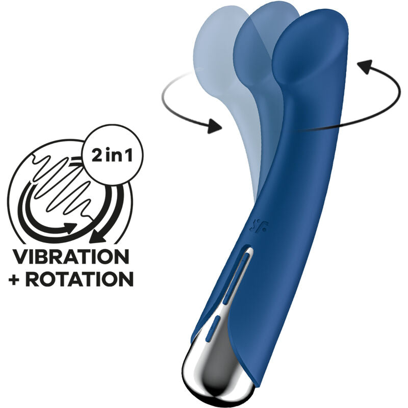 Satisfyer Spinning G-Spot 1 Rotating G-spot Vibrator Blue