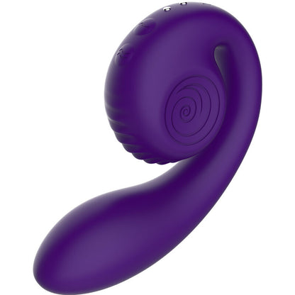 Snail Vibe Gizi Silicone Dual Stimulation Vibrator Purple