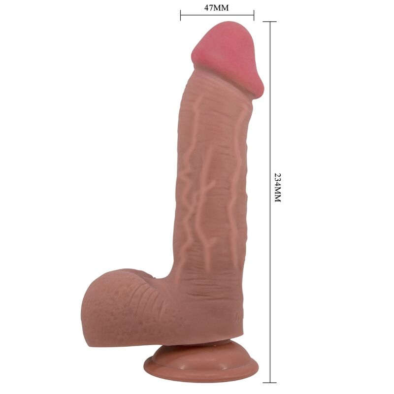 Pretty Love Sliding Skin Series Realistic Dildo 23.4cm