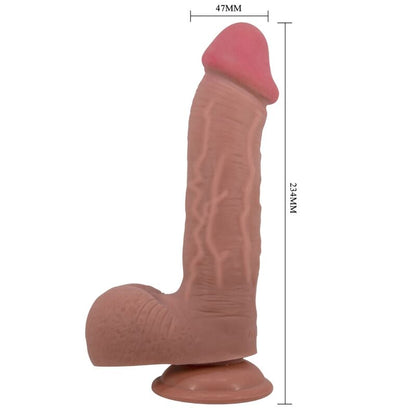 Pretty Love Sliding Skin Series Realistic Dildo 23.4cm