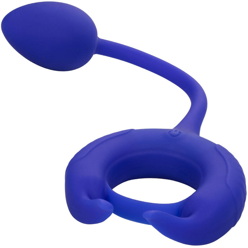 CalExotics Admiral Plug And Play Weighted Cock Ring Blue