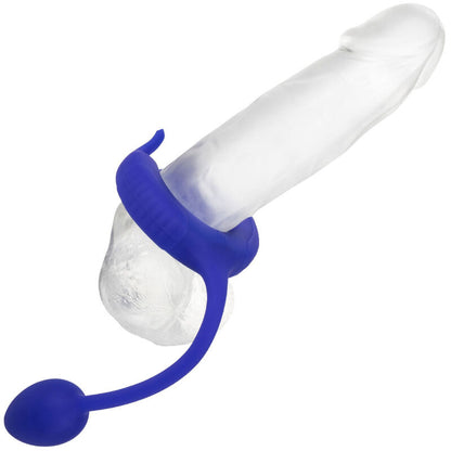 CalExotics Admiral Plug And Play Weighted Cock Ring Blue