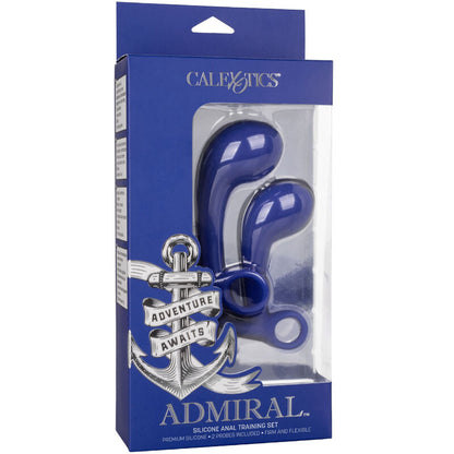 CalExotics Admiral Silicone Anal Training Set Blue