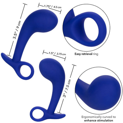 CalExotics Admiral Silicone Anal Training Set Blue