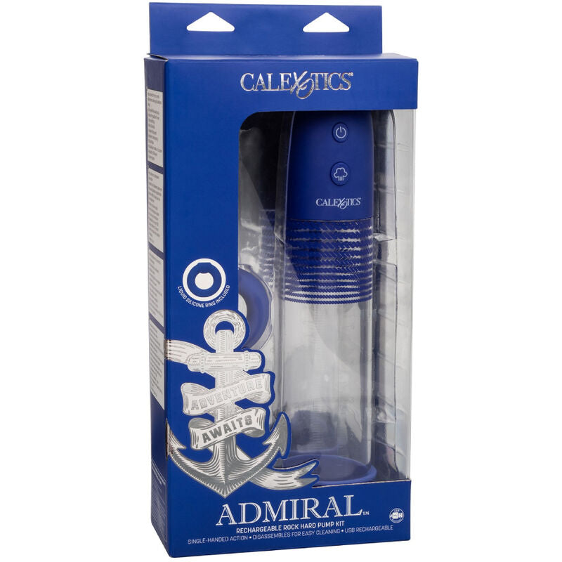 CalExotics Admiral Rechargeable Rock Hard Penis Pump Kit