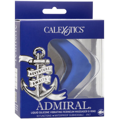 CalExotics Admiral Vibrating Silicone Perineum Massager Ring