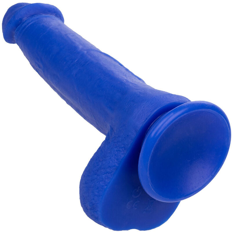 CalExotics Admiral Captain Vibrating Silicone Dildo Blue