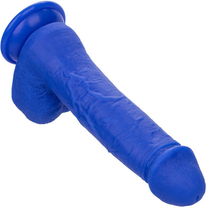 CalExotics Admiral Captain Vibrating Silicone Dildo Blue