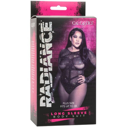 CalExotics Radiance Plus Size Long Sleeve Body Suit