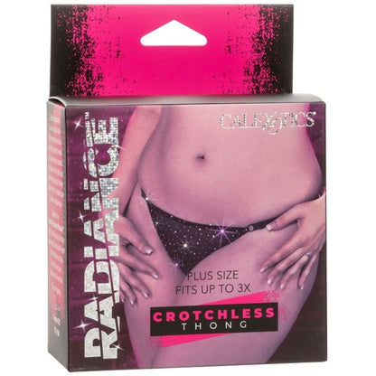 CalExotics Radiance Plus Size Crotchless Thong