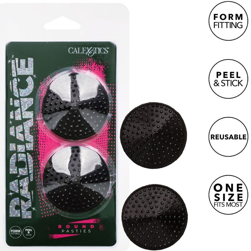 CalExotics Radiance Round Jewel Nipple Pasties