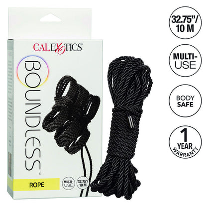 CalExotics Boundless Black Bondage Rope 10m