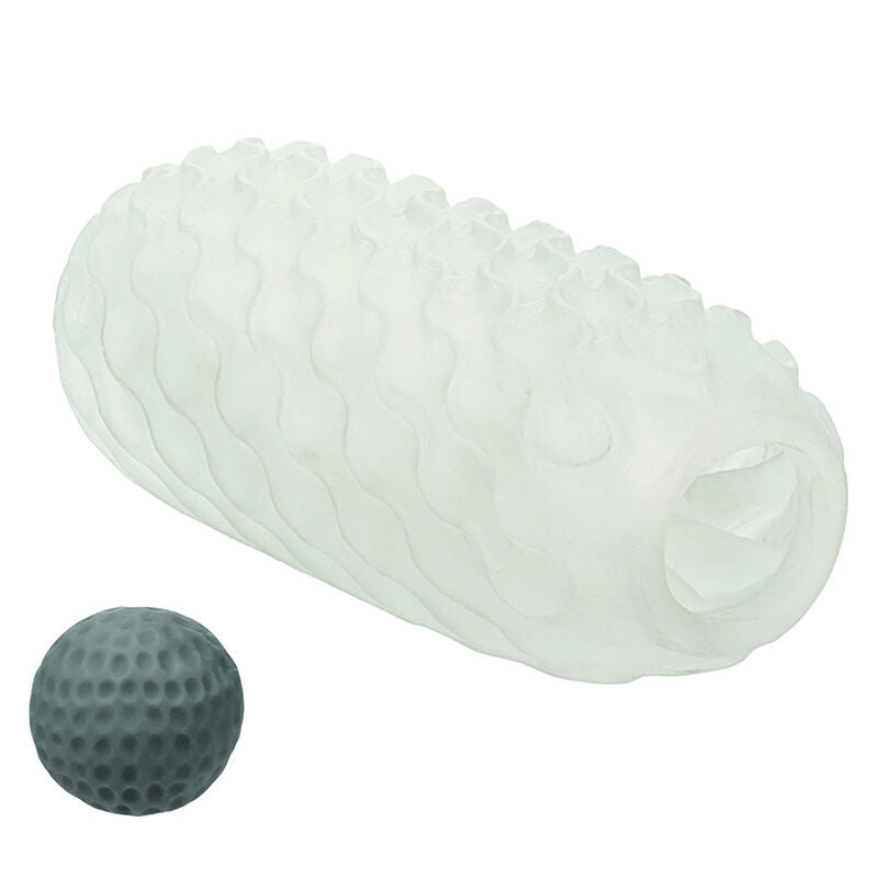 CalExotics Boundless Reversible Squishy Grey Ball Stroker