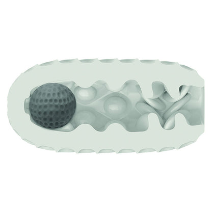 CalExotics Boundless Reversible Squishy Grey Ball Stroker