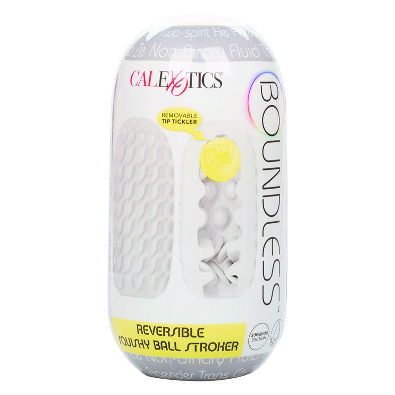 CalExotics Boundless Reversible Squishy Yellow Ball Stroker