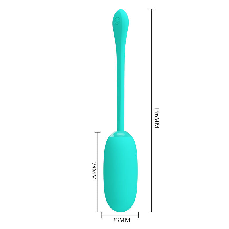 Pretty Love Julius Vibrating Egg Aqua