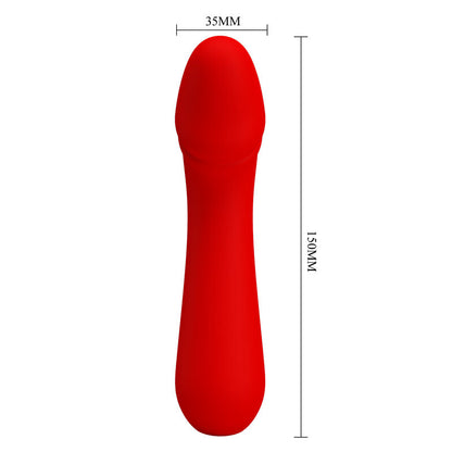 Pretty Love Cetus G-Spot Vibrator Red