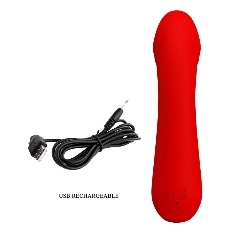 Pretty Love Cetus G-Spot Vibrator Red