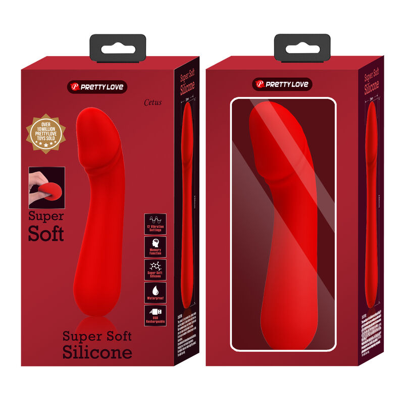 Pretty Love Cetus G-Spot Vibrator Red