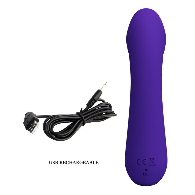 Pretty Love Cetus G-Spot Vibrator Purple