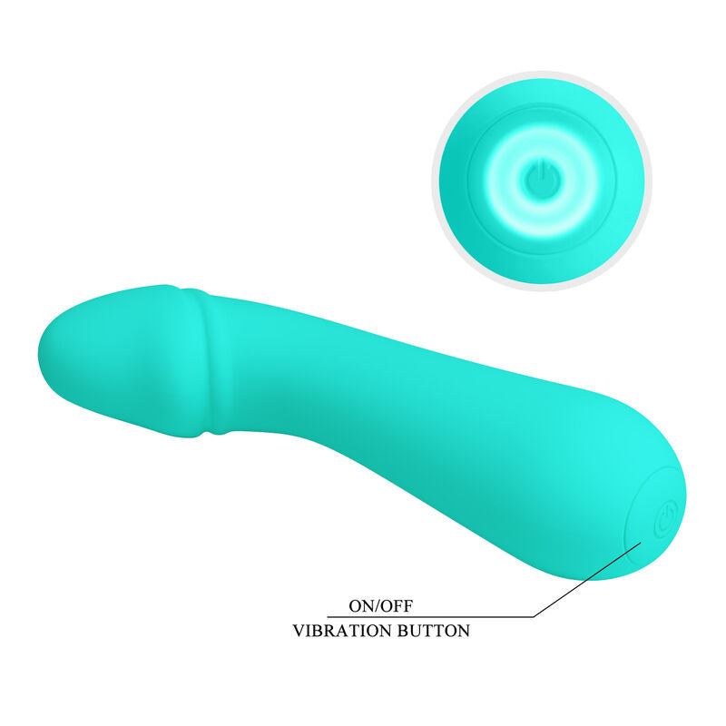 Pretty Love Cetus G-Spot Vibrator Aqua