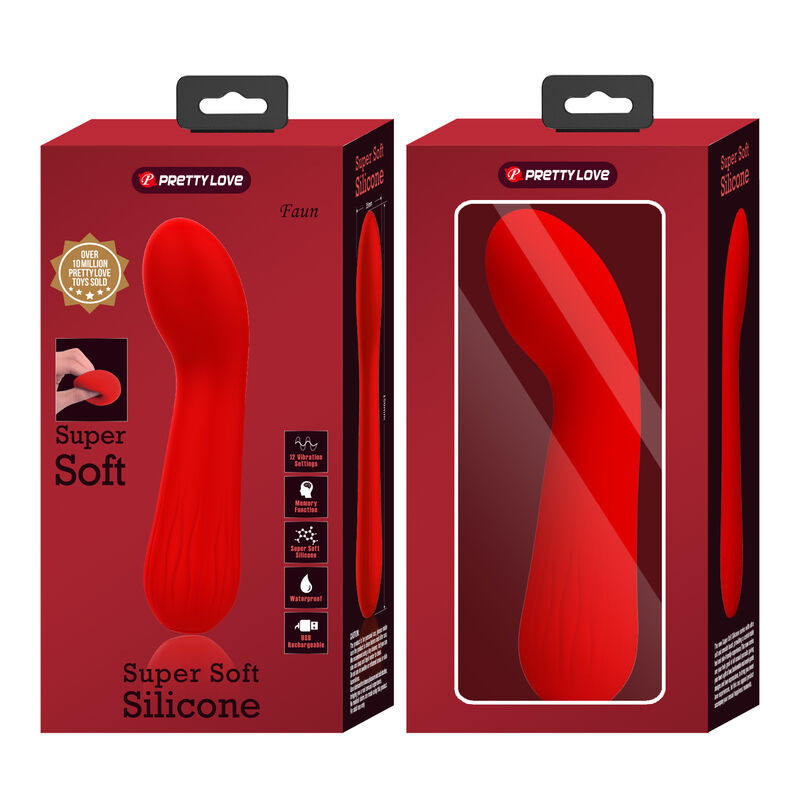 Pretty Love Faun G-Spot Vibrator Red