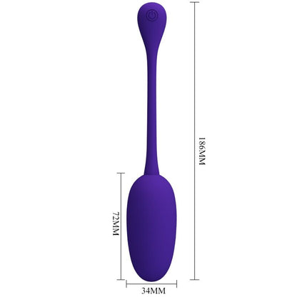 Pretty Love Knucker Vibrating Egg Purple