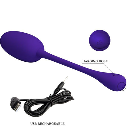 Pretty Love Knucker Vibrating Egg Purple